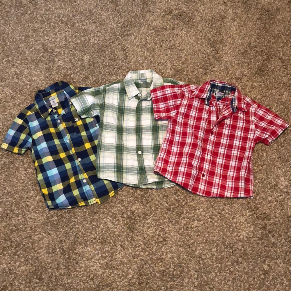 4T button down shirt bundle, gently used